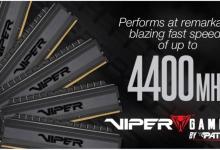 Viper Gaming Viper 4 Blackout Memory adds kits up to 4400MHz 2 Black, Blackout, Patriot, viper, Viper 4, Viper Gaming