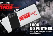 Patriot launches SUPERSONIC RAGE PRIME Flash Drive 18 1TB, Flash Drive, Gen 2, Patriot, Pen Drive, Rage Prime, Supersonic, Supersonic Rage Prime, USB, USB 3.2, USB 3.2 gen 2, USB Drive