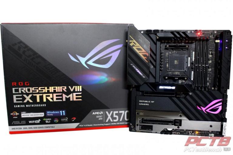 Asus Rog Crosshair Viii Extreme X570 Motherboard Review Pctestbench